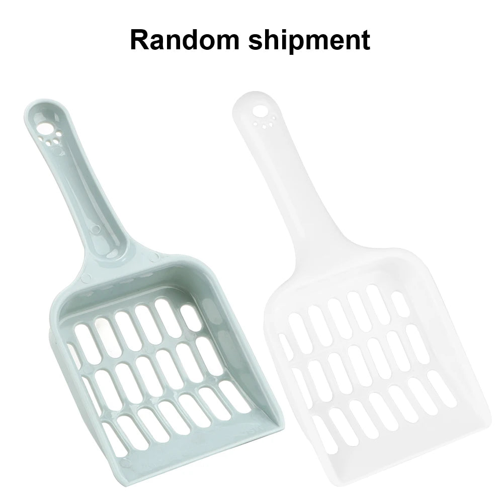 Cat Litter Box 1 Set Excrement Training Sand Litter Box Cat Dog Tray with Scoop Pet Toilet Bedpan Anti-Splash Dog Toilet